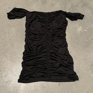 scrunched adika dress